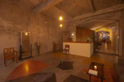 a large room with a kitchen and a living room at Babel in Porto