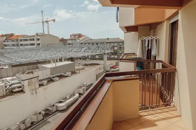 a view from the balcony of a building at Bright Apartment by Hosty in Porto