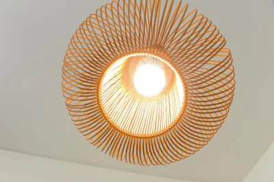 a wicker basket with a light on top of it at Porto City Center Mercado do Bolhão Prime location jesuína e as 3 janelas in Porto