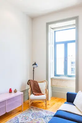 a bathroom with a sink and a toilet and a shower at Boavista Prime Studio in Porto
