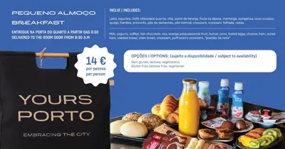 a website for a french restaurant with a tray of food at FLORES 36 by YoursPorto in Porto
