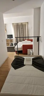 a bedroom with two beds in a room at Santa Catarina´s Soul in Porto