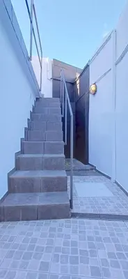 a set of stairs in front of a building at Casa del Charm With Terrace in Vila Nova de Gaia