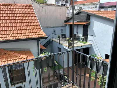 an aerial view of a balcony of a building at Casas da Corujeira 2 in Porto