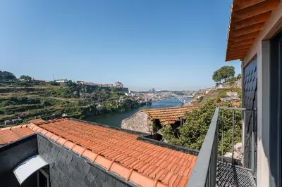 a view of a river from a building at GuestReady - An urban retreat with river view in Porto