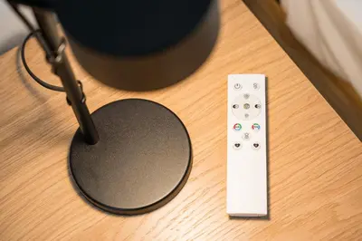 a wii remote control and a speaker on a table at GuestReady - Serene Hideout in Downtown in Porto