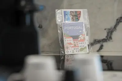 a book in a plastic bag on a table at GuestReady - Restful haven in Porto in Porto