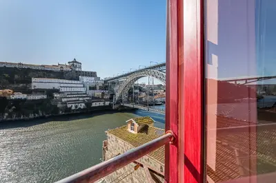 a view of the tyne bridge and the river tyne at GuestReady - Oporto Old Town House 2 in Porto