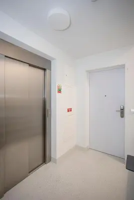 an empty room with a door and a wall at Liiiving in Porto - Modern & Glam Apartment J in Porto