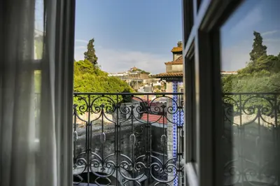 a view from a window of a building at My Ribeira Guest House in Porto