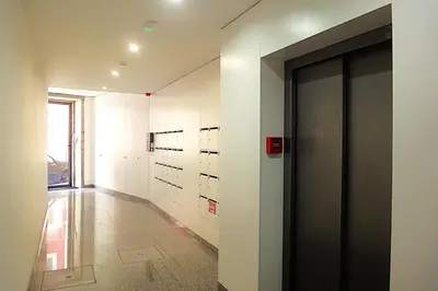 an empty hallway with a door in a building at PORTO SWEETHEART - Ricardo Jorge in Porto