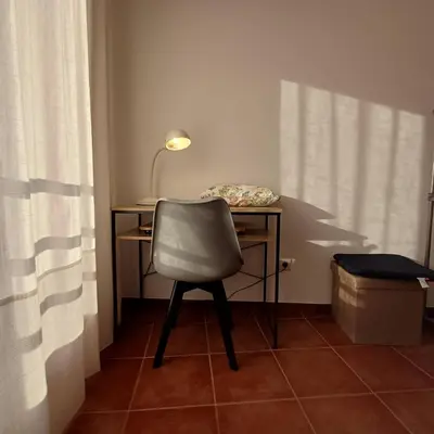 a bathroom with a white toilet and a sink at Perfect Oporto with Terrace and Good Vibes in Porto