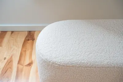 a white couch sitting on top of a wooden floor at GuestReady - Urban retreat in Boavista in Porto