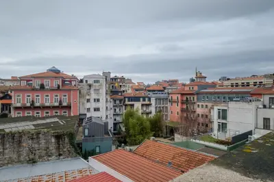 a view of a city with many buildings at Duque 3 Luxury Apartment Downtown Porto near Metro in Porto