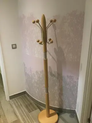 a wooden object in a room with a wall at Central & Charming Clérigos Appartments in Porto