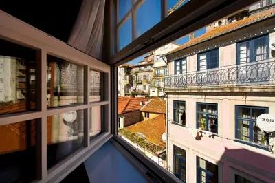 a view from the window of a building at RVA - Sao Joao Novo Apartments in Porto