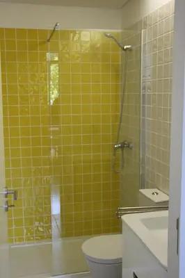 a bathroom with a shower with a toilet and a sink at CL Fernandes Tomás I in Porto