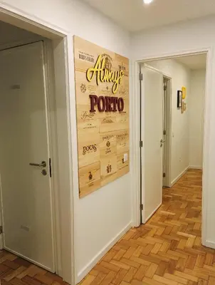 a hallway with a sign that reads always porto at Always Porto in Vila Nova de Gaia