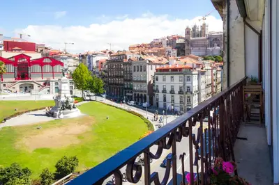 a view of a city from a balcony at Liiiving in Porto | Ribeira Boutique Apartment in Porto
