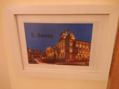 a picture of a building with the words s benoit at ML Formosa Deluxe Rooms in Porto