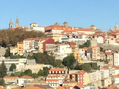 a group of buildings on top of a hill at My Portugal for All - Oporto Flat in Vila Nova de Gaia