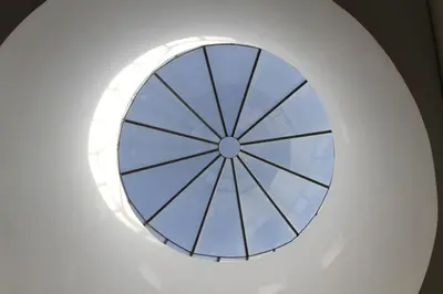 a round window in the ceiling of a building at Porto Feeling in Porto