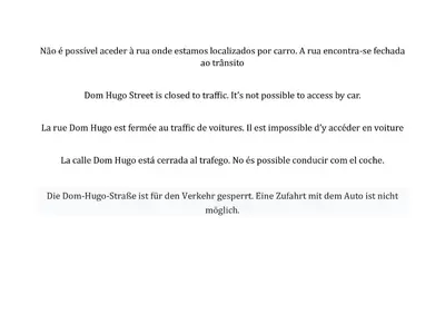 a screenshot of a page of a document at Manor House Porto in Porto