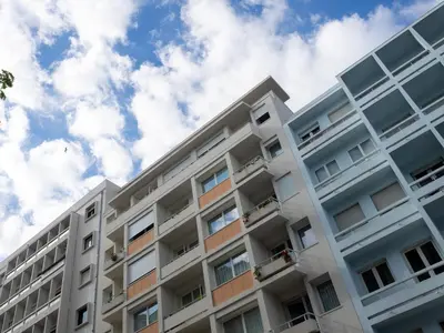 an apartment building with a sky in the background at Unique Penthouse Porto near Livaria Lello - 40m2 Terrace and Free Parking in Porto