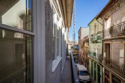 a view of a street from a window of a building at YOUROPO - The Tower in Porto