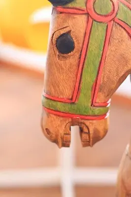 a close up of a figurine of a horse at Historical Porto/Gaia Apartment in Porto