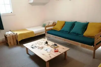 a living room with a couch and a coffee table at Rian - central 2 bedroom Apartment in Porto in Porto