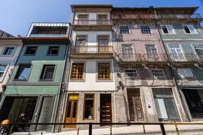a row of buildings in a city at Host Wise - Urban Stylish Flat - Ace Location in Porto
