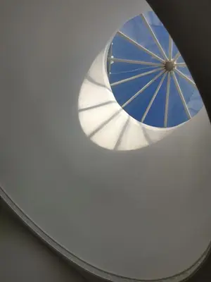 a round window in the ceiling of a building at YOUR PLACE PORTO I in Porto