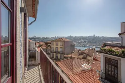 a view of a city from a balcony at Liiiving in Porto - Ribeira Vintage View in Porto