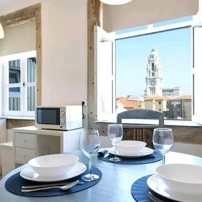 Oporto Blue Liberdade - Central Studio with Amazing View and Kitchenette