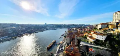 a view of a river with buildings and a city at Dom Luis apartment in Porto