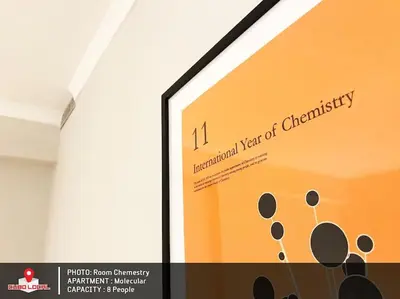 a picture of a sign with theventh year of chemistry at Molecular Apartment in Porto